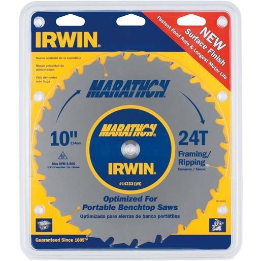 Irwin 10" 24T Marathon Blade 14233 Unit EACH Overstock 17534305